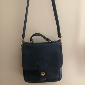 Vintage Coach crossbody-black-